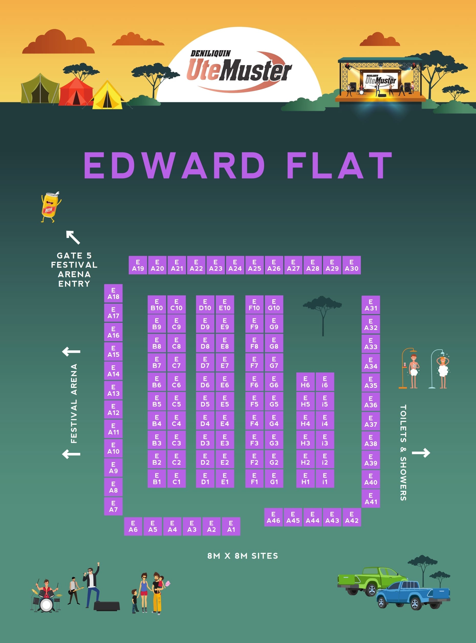 Reserved Camping Edward Flat 2018 12 05