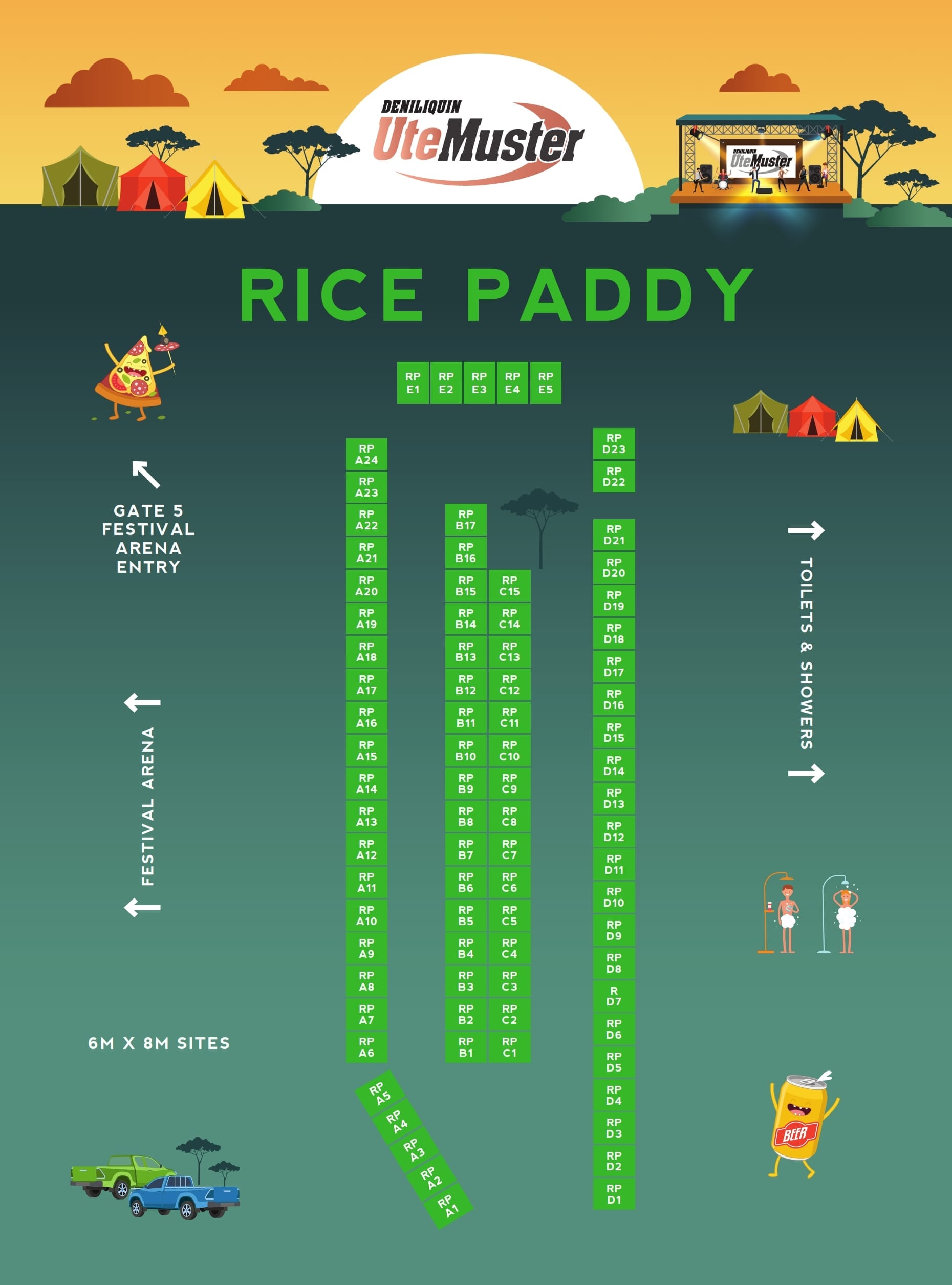 Reserved Camping Rice Paddy 2018 12 05