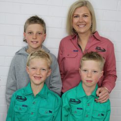 Kids Green Work Shirt