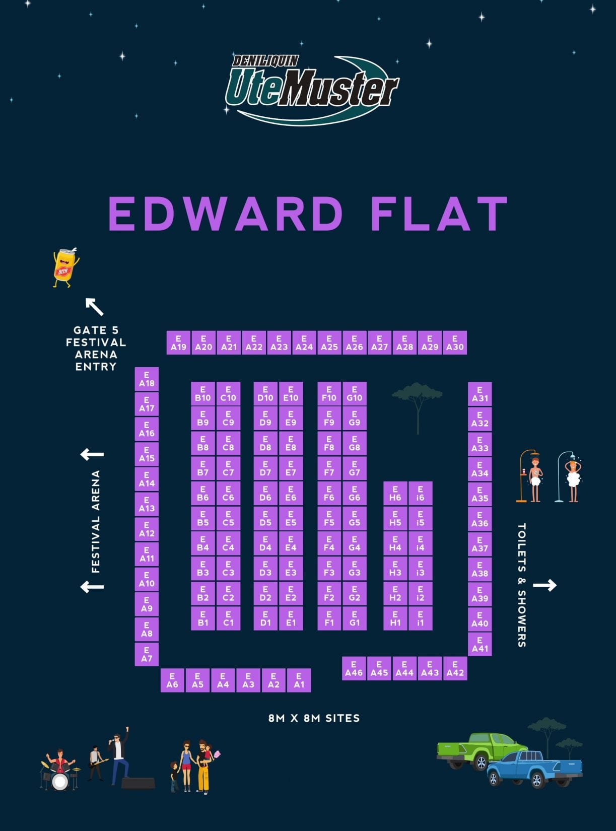 Reserved Camping Edward Flat 2020 02 18