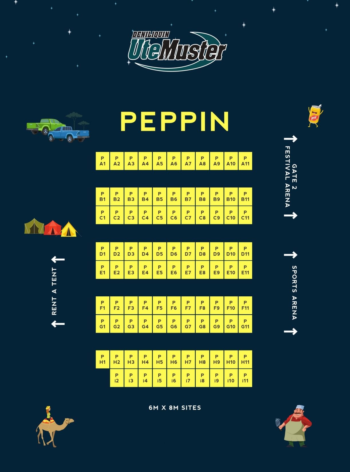 Reserved Camping Peppin 2020 02 18