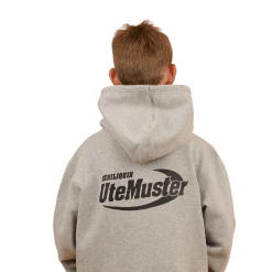 Kids Grey Hoodie Back
