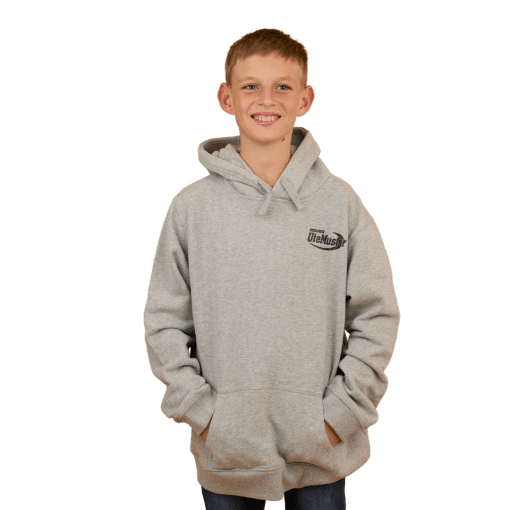 Kids Grey Hoodie Front