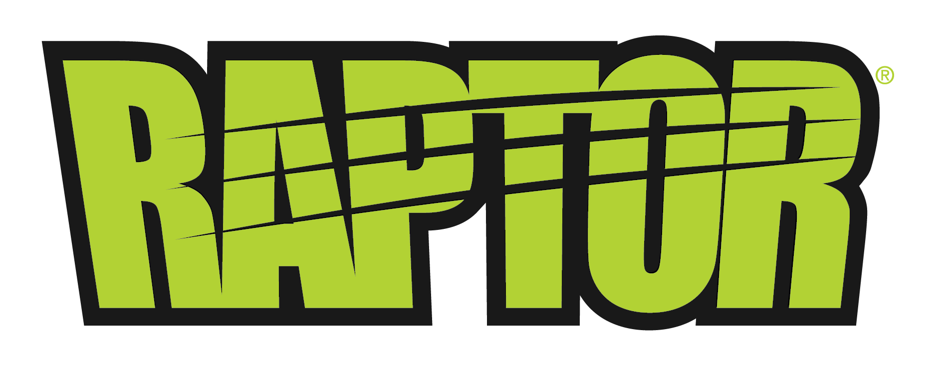 Raptor Logo Cmyk Green Outlined 90%