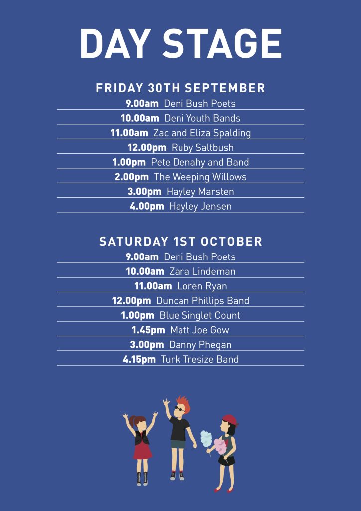 Schedules - Deni Ute Muster