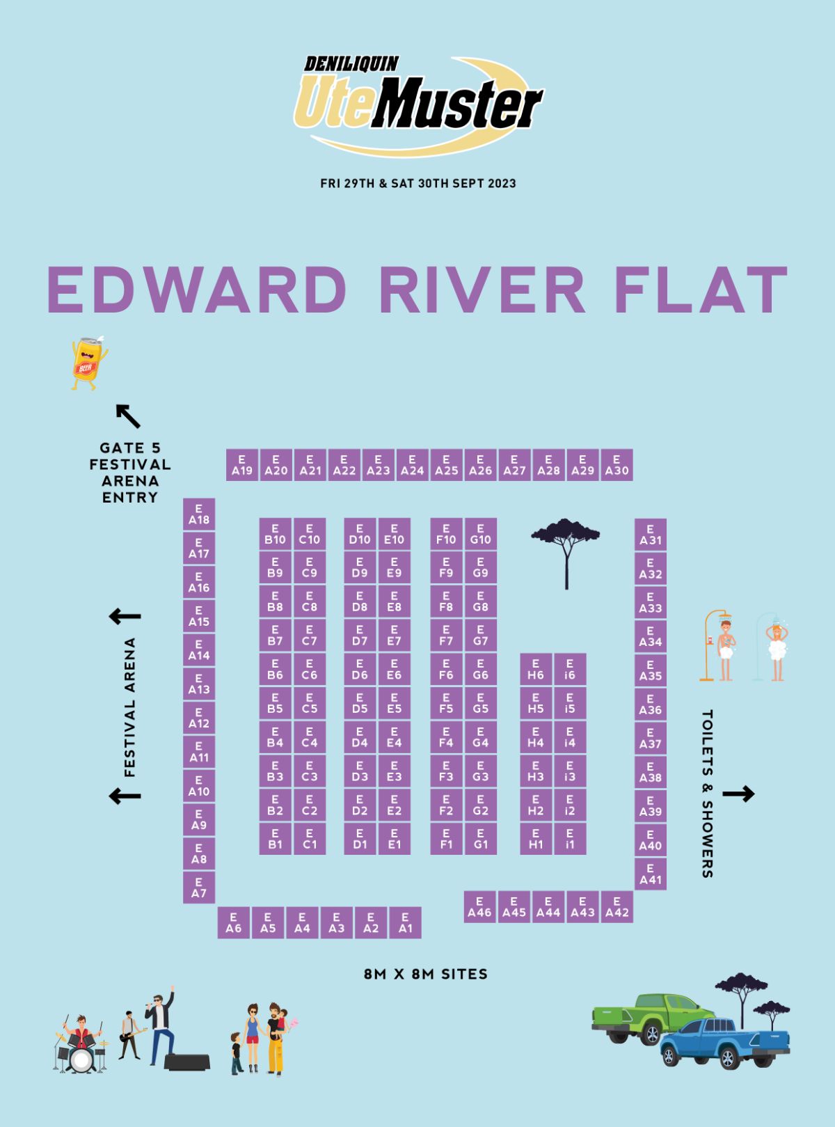 Deni Ute Muster Edward River Flat