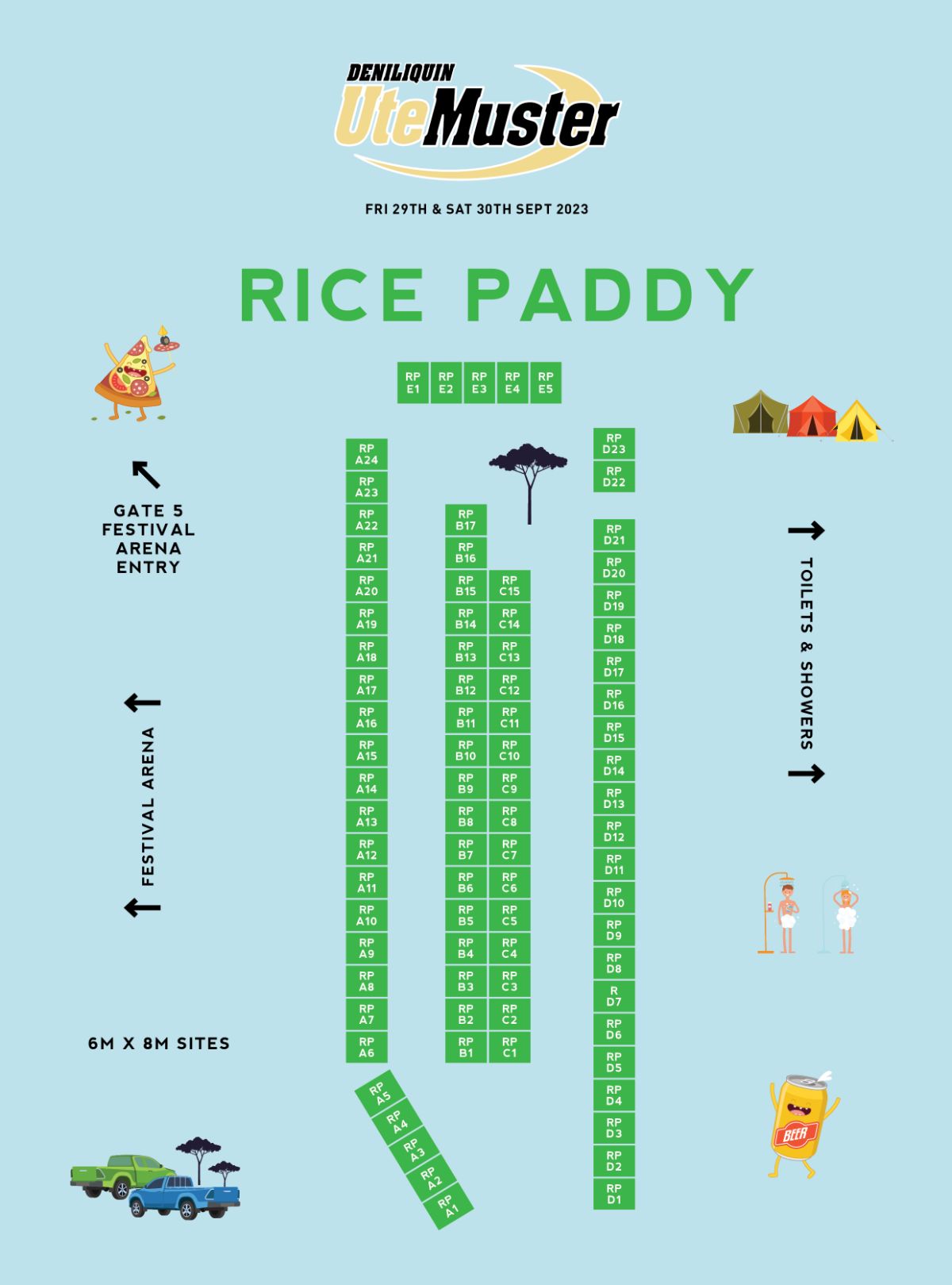 Deni Ute Muster Rice Paddy