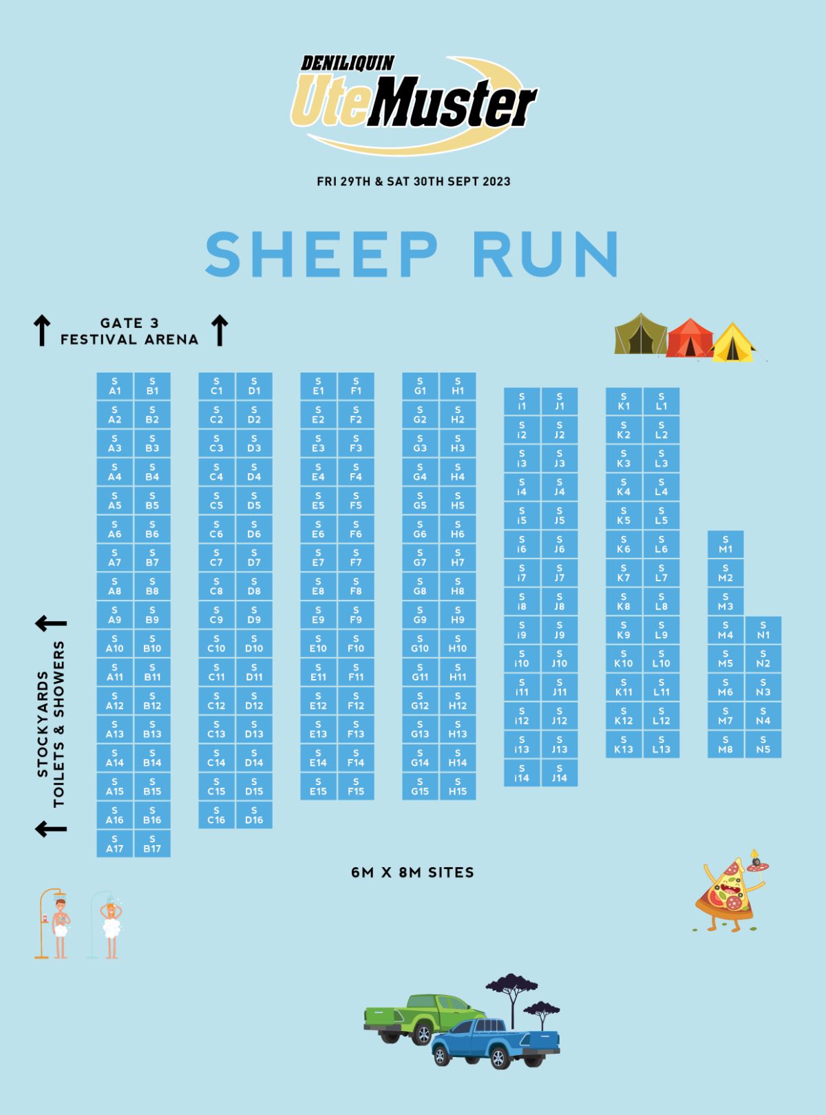 Deni Ute Muster Sheep Run