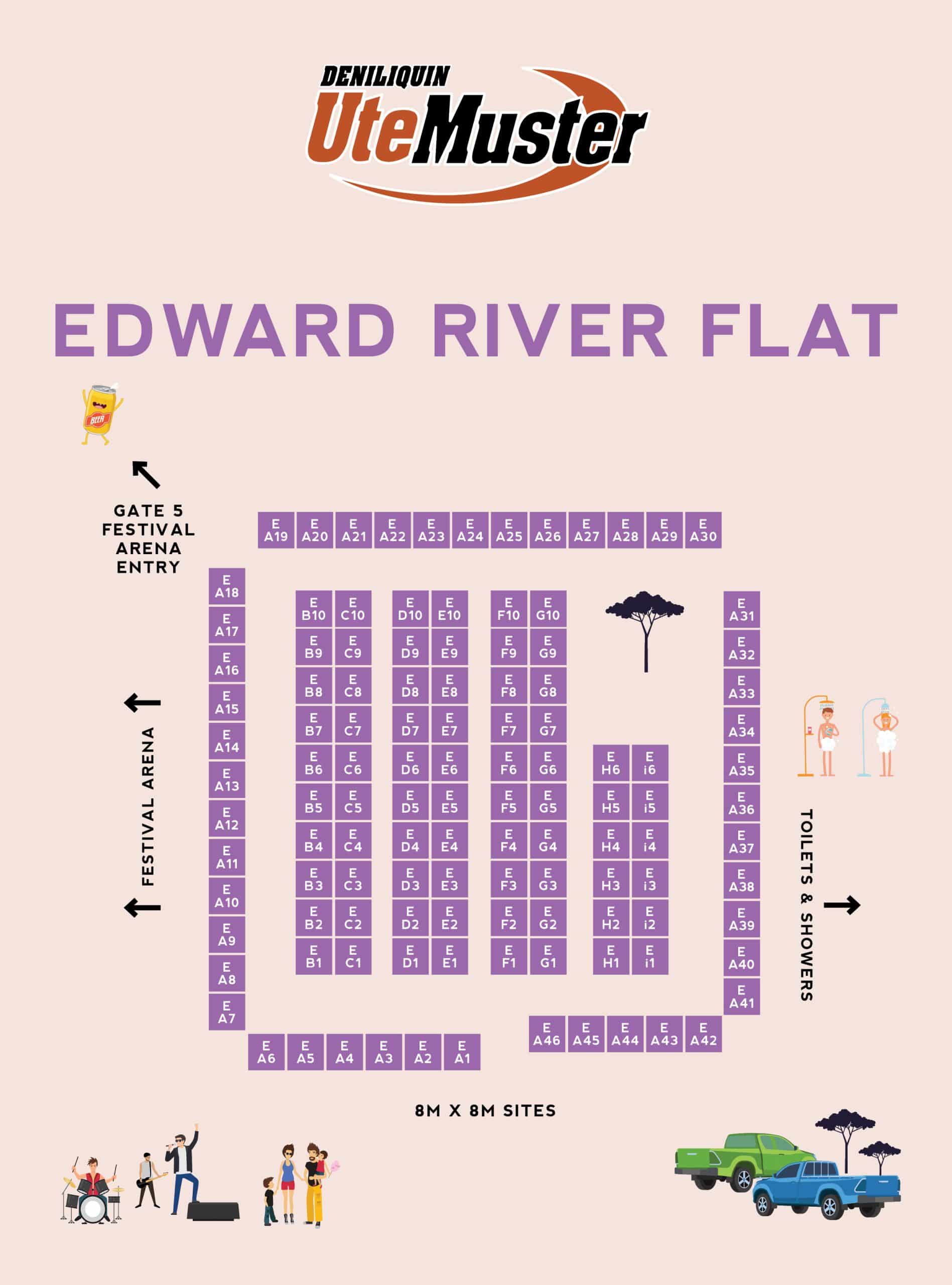Den Ute Muster Map 2024 Edward River Flat