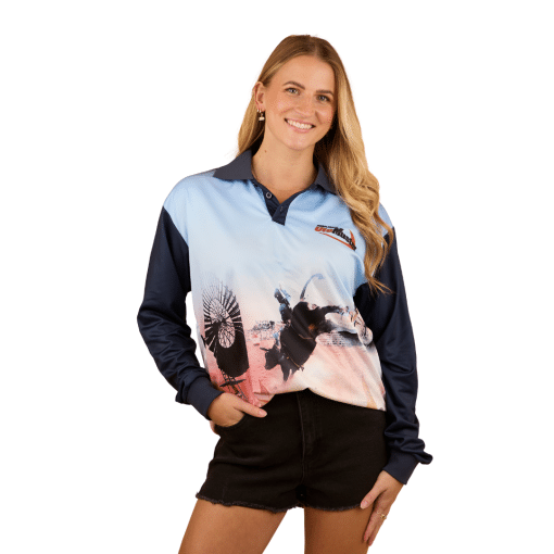 Adult Fishing Jersey Lady Front