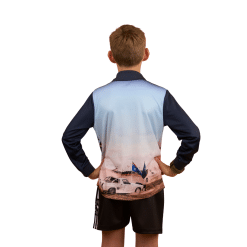 Kids Fishing Jersey Back