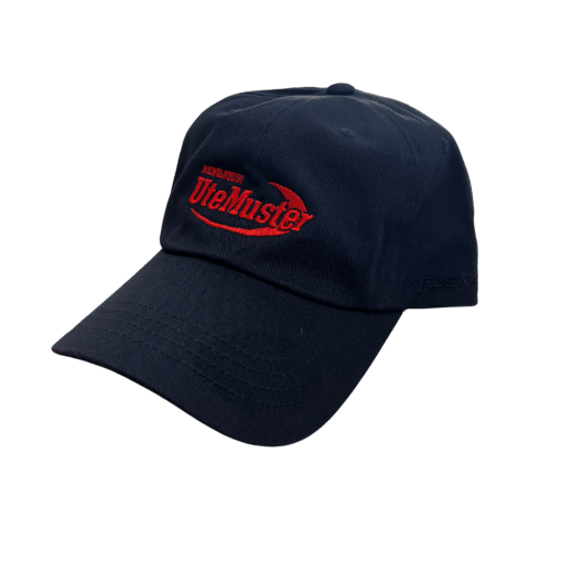Navy Cap - Red Logo