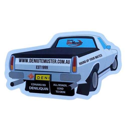 Ute Shaped Muster Magnet