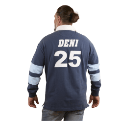 Adult Blue Rugby Man Back