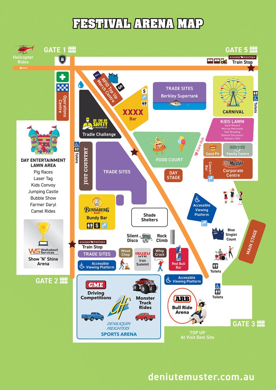 Dum Festival Arena Map 2025