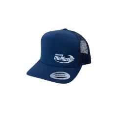 Navy Trucker - White Logo to side