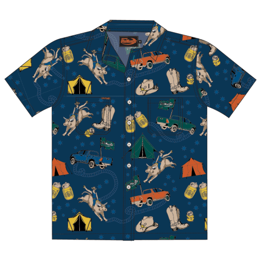 Deni Ute Muster Party Shirt - Unisex