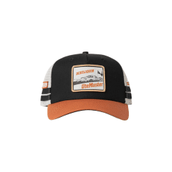 Alternative view of DENI TRUCKER CAP - ORANGE AND BLACK BOUNDARY