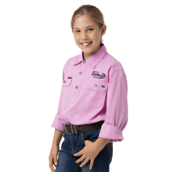 Alternative view of KIDS PASTEL PINK WORK SHIRT