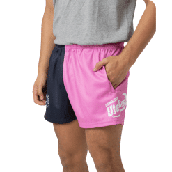 UNISEX PINK/NAVY DENI SHORTS