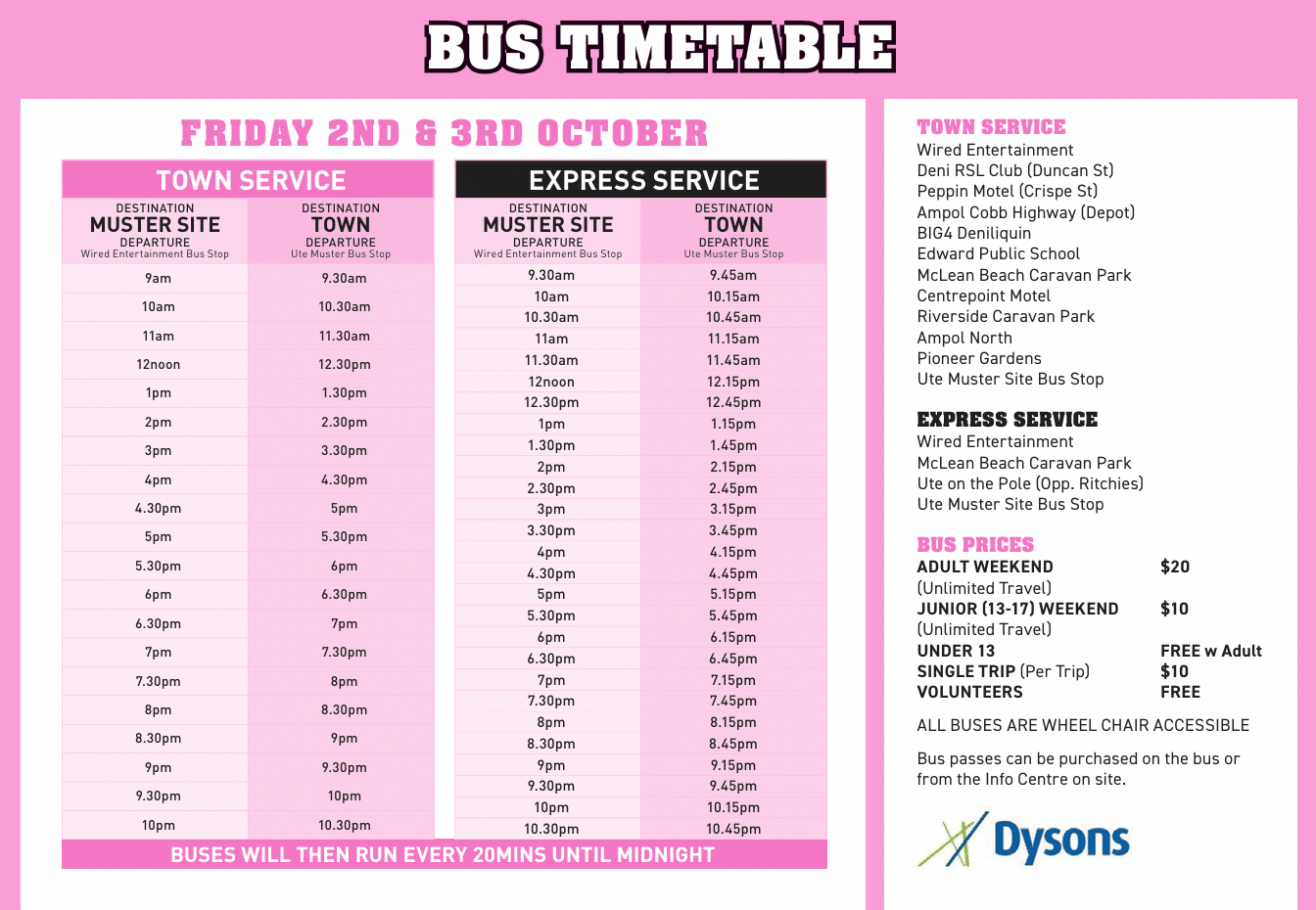 Bus Time Table App